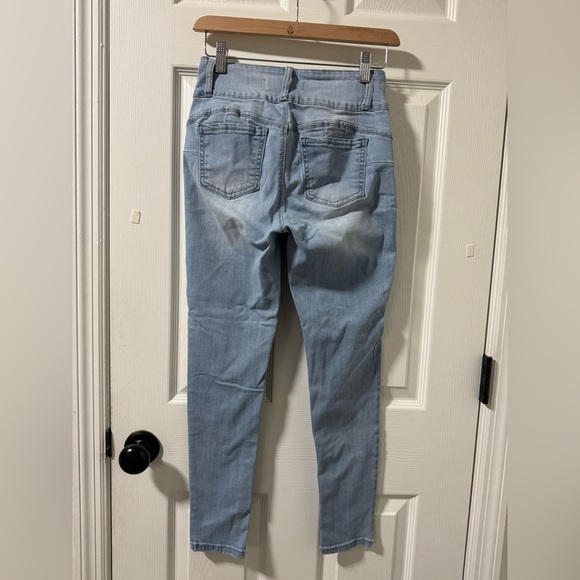 Bundle of 2 Wax Jean & Enjean Skinny Jeans - Medium & Light Wash - Sizes 5/M - Picture 10 of 13